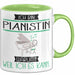 Pianistin Tasse Geschenk Ich Bin Pianistin Warum Weil Ich Es Kann Geschenkidee Geburtstag Grün Trendation