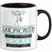 Saxophonistin Weil Es Keinen Schöneren Beruf Gibt Tasse Geschenk für Eine Saxophonistin Lustig Trendation
