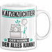 Katzenzüchter Tasse Geschenk für Katzenzüchter Der Mann Der Alles Kann Geschenkidee zum Geburtstag Weiß Trendation