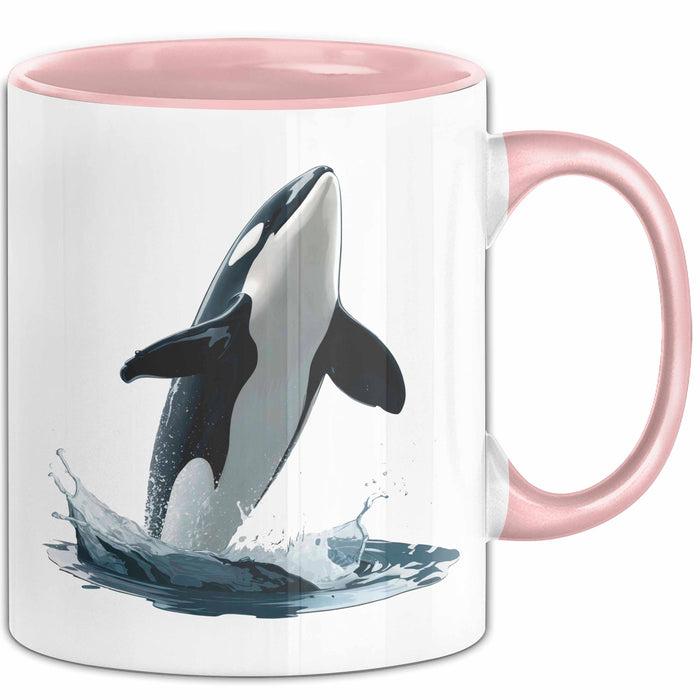 Wal Tier Tasse Geschenk Lustige Geschenkidee Spruch Rosa Trendation