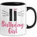 11 Birthday Girl Tasse Mädchen Geschenk 11. Geburtstag Witzig Schwarz Trendation