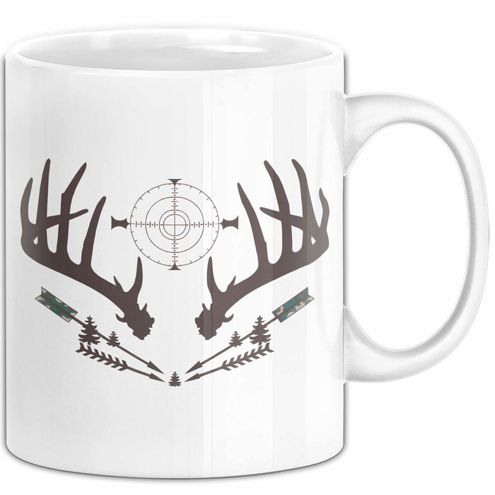 Jäger Tasse Geschenkidee Naturbursche Lustiger Spruch Geschenkidee Lustig Weiß Trendation