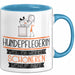 Hundepflegerin Weil Es Keinen Schöneren Beruf Gibt Tasse Geschenk für Eine Hundepflegerin Lustig Blau Trendation