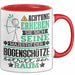 Bogenschütze Geschenk Tasse Lustiger Spruch Erheben Sie Sich Der Bogenschütze Betritt den Raum Rot Trendation