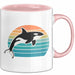 Wal Tier Tasse Geschenk Lustige Geschenkidee Spruch Rosa Trendation