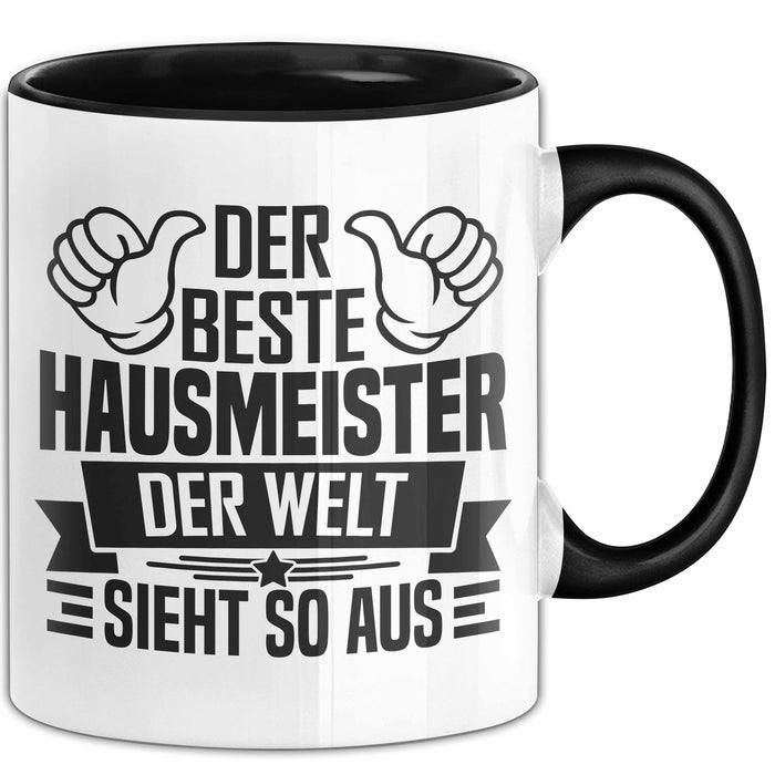 Hausmeister Tasse Geschenk Der Beste Hausmeister Der Welt Sieht So Aus Trendation