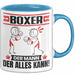 Boxer Tasse Geschenk für Boxer Der Mann Der Alles Kann Geschenkidee zum Geburtstag Blau Trendation