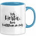 Herta Tasse Ich Herta, Bin Vollkommen Geschenk Blau Trendation