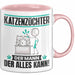 Katzenzüchter Tasse Geschenk für Katzenzüchter Der Mann Der Alles Kann Geschenkidee zum Geburtstag Rosa Trendation