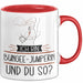 Bungee-Jumperin Tasse Geschenk Ich Bin Bungee-Jumperin Und Du So Geschenkidee Lustiger Spruch Becher Rot Trendation