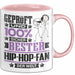 Hip-Hop-Fan Geschenk Lustiger Spruch für Hip-Hop-Fan Geschenkidee Bester Hip-Hop-Fan Der Welt Rosa Trendation