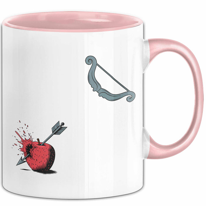 Bogenjäger Tasse Geschenkidee Bogenschütze Lustiger Spruch Geschenkidee Lustig Rosa Trendation