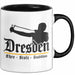 Dresden Fußball Tasse Geschenk Lustige Geschenkidee Spruch Ehre Stolz Tradition Schwarz Trendation