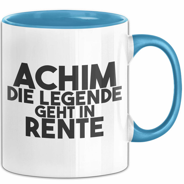 Achim Tasse Achim – Die Legende Geht In Rente Geschenk