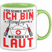 Krankenschwester Pflege Betreuung Tasse Geschenk Lustige Geschenkidee Spruch Ich Schreie Nicht Ich Bin Altenpflegerin Grün Trendation