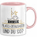 Pilates-Enthusiastin Tasse Geschenk Ich Bin Pilates-Enthusiastin Und Du So Geschenkidee Lustiger Spruch Becher Rosa Trendation