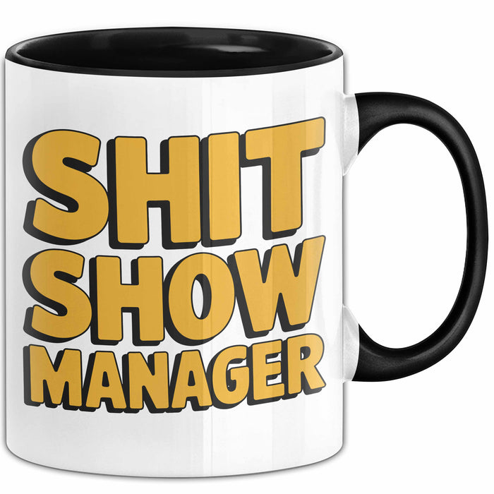 Sarkastischer Manager Sarkasmus Tasse Geschenk Lustige Geschenkidee Spruch Chaos Show Manager Trendation