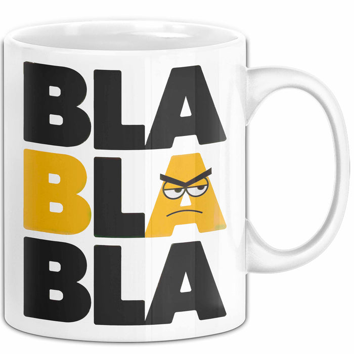 Sarkasmus Tasse Geschenkidee Bla Sarkastischer Humor Weiß Trendation