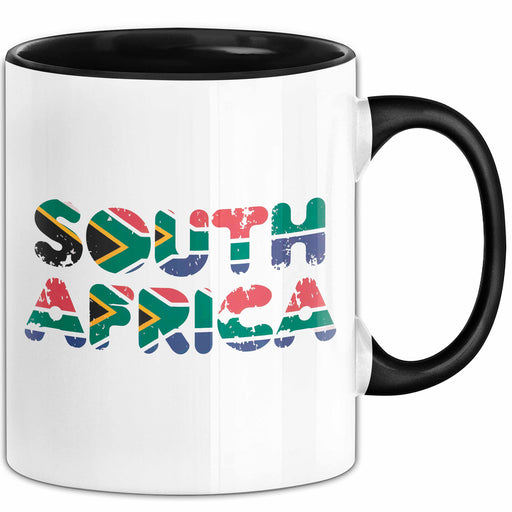 Südafrika Flagge Südafrikanisch Tasse Geschenk Lustige Geschenkidee Spruch Trendation