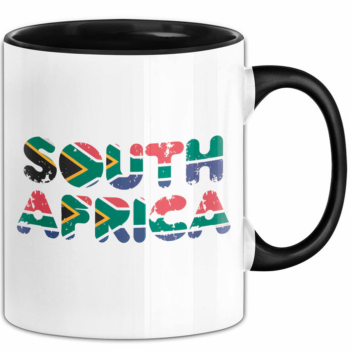 Südafrika Flagge Südafrikanisch Tasse Geschenk Lustige Geschenkidee Spruch Trendation