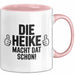 Heike Tasse Geschenk Die Heike Macht Dat Schon Geschenkidee Becher mit Name Rosa Trendation