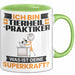 Tierheilpraktiker Tasse Geschenk für Tierheilpraktiker Geburtstag Lustiger Spruch Kaffee-Becher Was Ist Deine Superkraft Grün Trendation