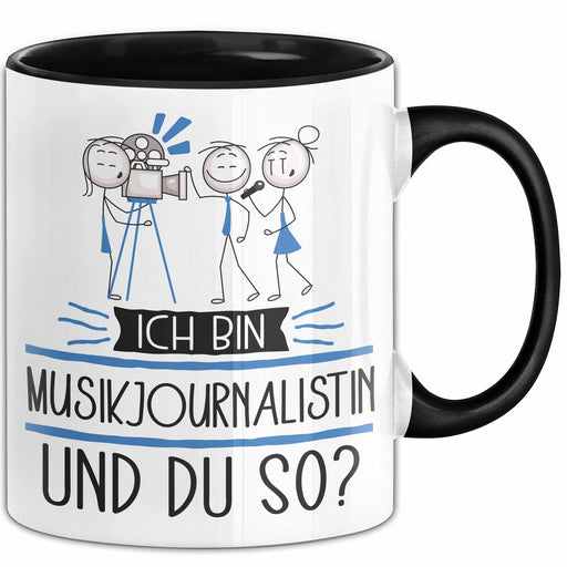 Musikjournalistin Tasse Geschenk Ich Bin Musikjournalistin Und Du So Geschenkidee Lustiger Spruch Becher Trendation