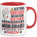 Musikliebhaber Geschenk Tasse Lustiger Spruch Erheben Sie Sich Der Musikliebhaber Betritt den Raum Rot Trendation