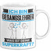 Gesangslehrer Tasse Geschenk für Gesangslehrer Geburtstag Lustiger Spruch Kaffee-Becher Was Ist Deine Superkraft Weiß Trendation