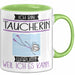 Taucherin Tasse Geschenk Ich Bin Taucherin Warum Weil Ich Es Kann Geschenkidee Geburtstag Grün Trendation
