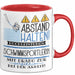 Schwimmsportlerin Tasse Geschenk Lustig Abstand Halten Hochleistungs-Schwimmsportlerin Mit Drang Zur Perfektion Bei Der Arbeit Rot Trendation