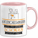Katzencafégängerin Weil Es Keinen Schöneren Beruf Gibt Tasse Geschenk für Eine Katzencafégängerin Lustig Rosa Trendation