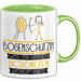 Bogenschützin Weil Es Keinen Schöneren Beruf Gibt Tasse Geschenk für Eine Bogenschützin Lustig Grün Trendation