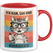 Deutschlehrer Unterricht Tasse Geschenk Lustige Geschenkidee Spruch Ich Kam Sah Und Korrigierte Rot Trendation