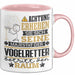 Vogelretter Geschenk Tasse Lustiger Spruch Erheben Sie Sich Der Vogelretter Betritt den Raum Rosa Trendation
