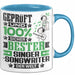 Singer-Songwriter Geschenk Lustiger Spruch für Singer-Songwriter Geschenkidee Bester Singer-Songwriter Der Welt Blau Trendation