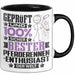 Pferderennen-Enthusiast Geschenk Lustiger Spruch für Pferderennen-Enthusiast Geschenkidee Bester Pferderennen-Enthusiast Der Welt Schwarz Trendation