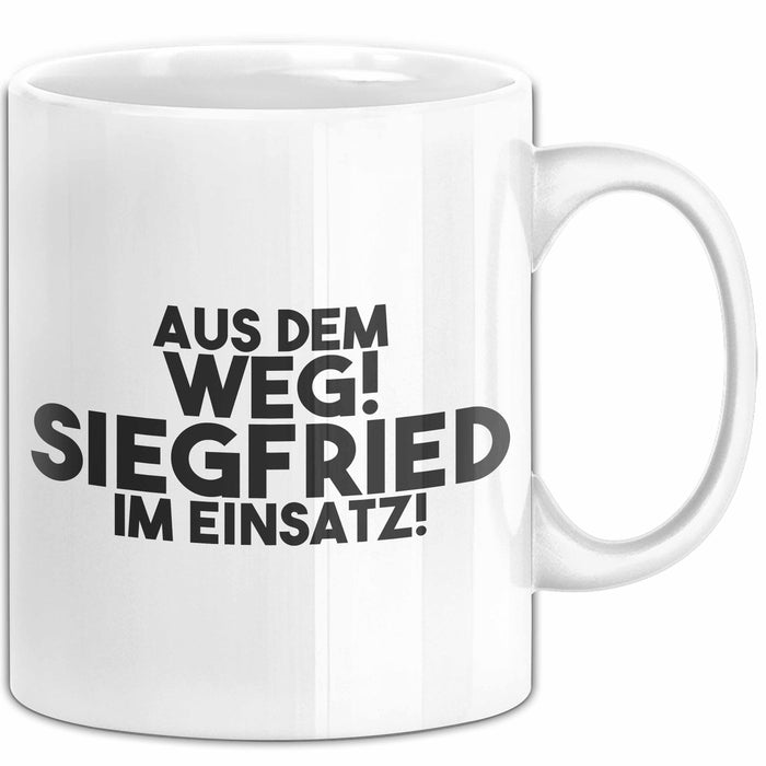 Siegfried Tasse Aus Dem Weg! Siegfried Im Einsatz! Geschenk
