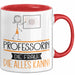 Professorin Geschenk Tasse Becher Die Frau Die Allen Kann Geschenkidee für eine Professorin Lustig Rot Trendation