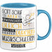Musikschülerin Geschenk Becher Tasse Gott Schuf Alle Menschen Gleich Nur Die Besten Durfeten Musikschülerin Werden Geschenkidee Lustig Blau Trendation