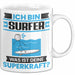 Surfer Tasse Geschenk für Surfer Geburtstag Lustiger Spruch Kaffee-Becher Was Ist Deine Superkraft Weiß Trendation