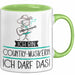 Geschenk für Country-Musikerin Tasse Lustige Geschenkidee Geburtstag Ich Bin Country-Musikerin Ich Darf Das Grün Trendation