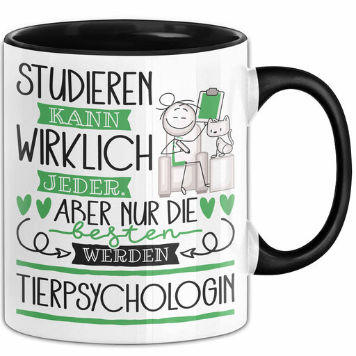 Tierpsychologin Tasse Lustiges Geschenk Studieren Kann Wirklich Jeder Nur Die Besten Werden Tierpsychologin Trendation