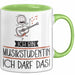 Geschenk für Musikstudentin Tasse Lustige Geschenkidee Geburtstag Ich Bin Musikstudentin Ich Darf Das Grün Trendation