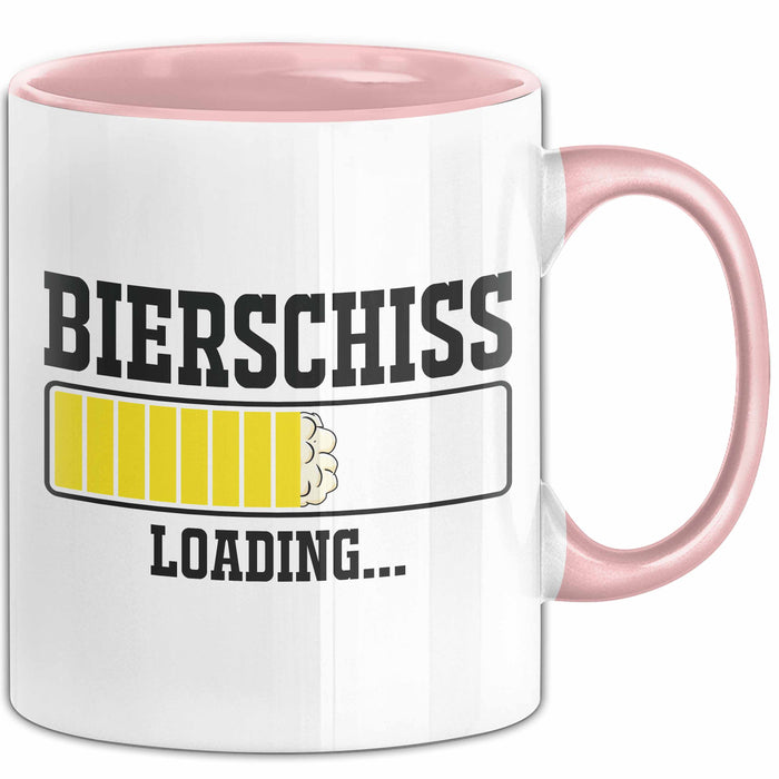 Bierschiss Loading Tasse Geschenk Der Morgen Danach Rosa Trendation