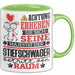 Stiefschwager Geschenk Tasse Lustiger Spruch Erheben Sie Sich Der Stiefschwager Betritt den Raum Grün Trendation