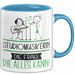 Studiomusikerin Geschenk Tasse Becher Die Frau Die Allen Kann Geschenkidee für eine Studiomusikerin Lustig Blau Trendation