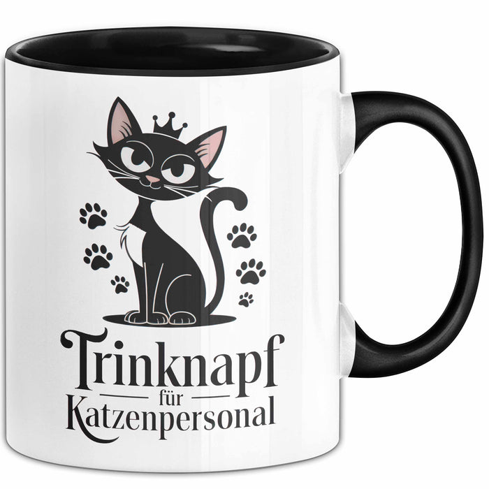 Katzenliebhaber Tasse Geschenkidee Trinknapf Katzen Personal Trendation