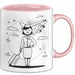 Flugbegleiter Tasse Geschenk Lustige Geschenkidee Spruch Für Reise Crew Rosa Trendation