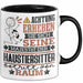 Haustiersitter Geschenk Tasse Lustiger Spruch Erheben Sie Sich Der Haustiersitter Betritt den Raum Schwarz Trendation